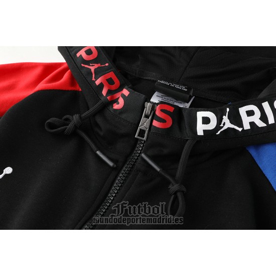 Chandal con Capucha del Paris Saint-Germain Nino 2020-2021 Azul y Rojo